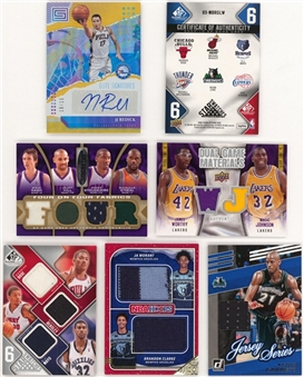 2009-20 Panini and Upper Deck NBA Stars Patch and Signed Cards Collection (32)